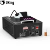 U'King 1500w Fog Machine RGB 3IN1 24LED Vertical Smoke Machine Stage Lighting  Spray Fogger For Halloween Wedding Disco Party 1