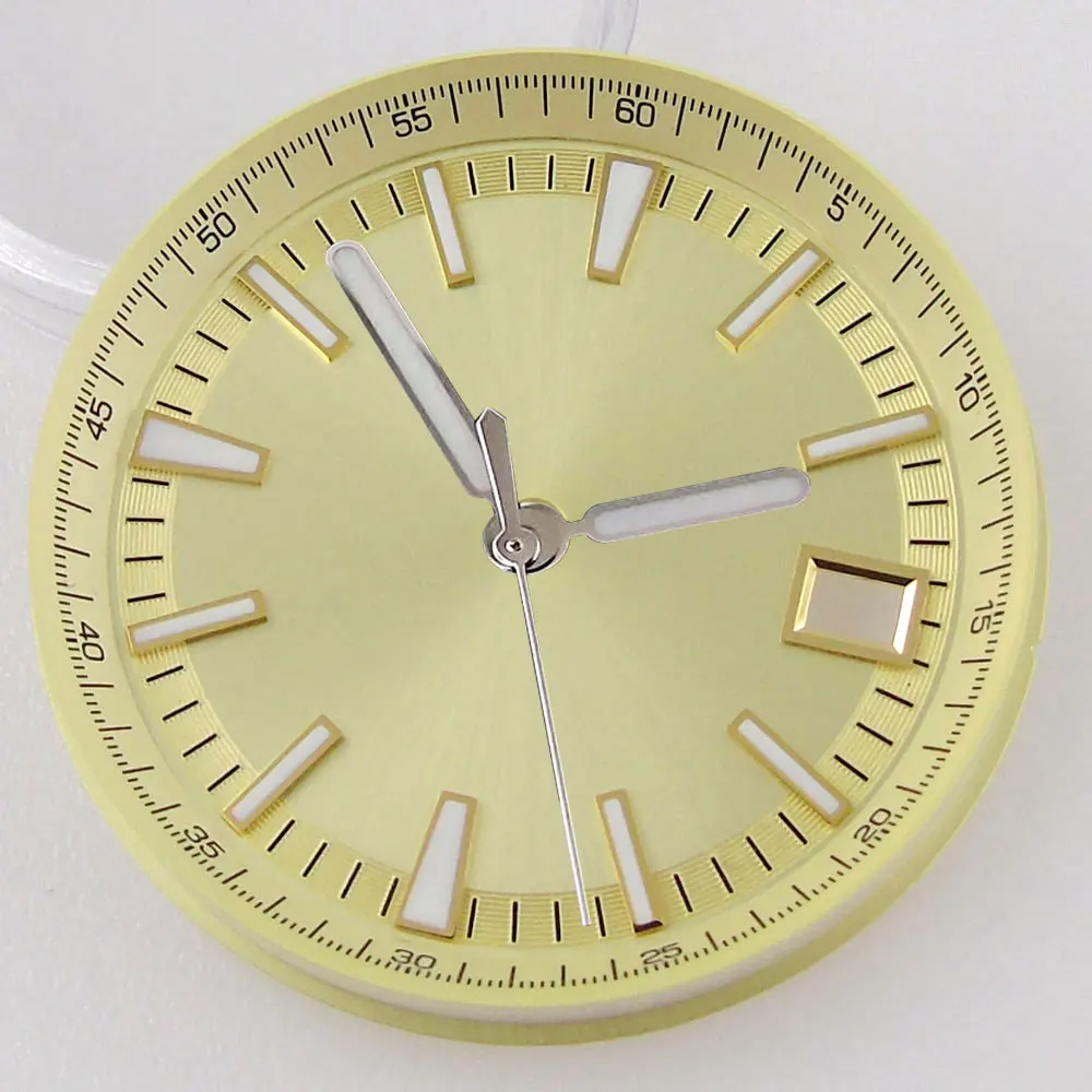 Enhanced Stainless Steel Watch Case with Sapphire Glass Back and Push-Pull Crown, 41MM
