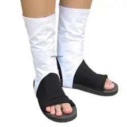 Anime Cosplay Shoes Ninja Cos Shoes (White can be left) Men Women Boots Covers Costume for Christmas Halloween Party