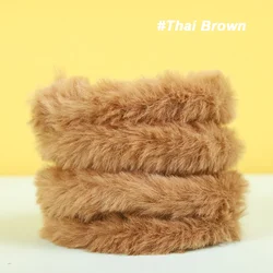 Colorful Plush Wire Sticks - DIY Miniature Animal and Pet Accessories - 1m 20mm (Thai Brown)