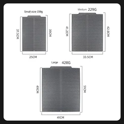 Silicone Non-Slip Drain Pad & Drying Mat - Large 51x41cm (Gray)