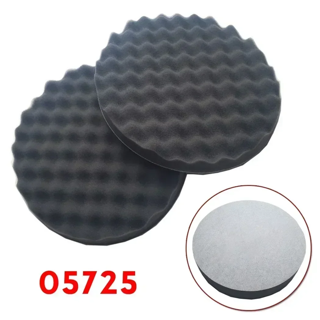 Replacement Foam Polishing Pad Tool 05725 8 Inch Auto Car Compounding Round Single Sided Supplies Durable 2Pcs car polishing pad car polish pad car polishing sponge