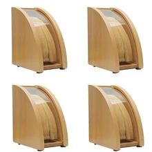 

4X Hand-Drip Coffee Filter Paper Holder With Lid V60 Tapered Filter Paper Box Storage Rack Dust-Proof