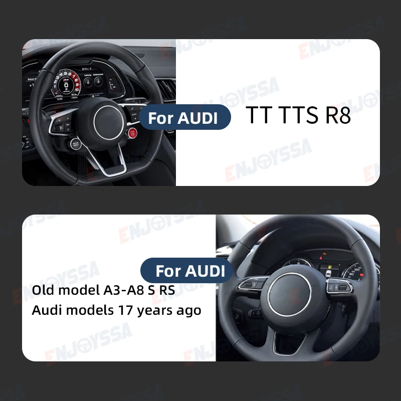 Engine Start Drive Select Button Steering Wheel Retrofit Button R8 Style For Audi A3 S3 A4 S4 A5 S5 A6 S6 A7 A8 Q3 Q5 for VW Car Start Button Car Start Stop Button