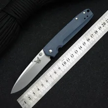 

Benchmade 485 Folding Knife G10 Handle Outdoor Self Defense Multifunctional Military Knives Pocket EDC Security Tool