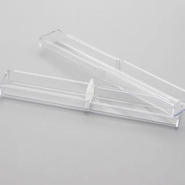 5Db Átlátszó Műanyag Toll Tároló Ajándék Doboz Iskola Irodai Vállalkozások Papírkészlet Szervező Hallgatói Csomagolódoboz - Image 5