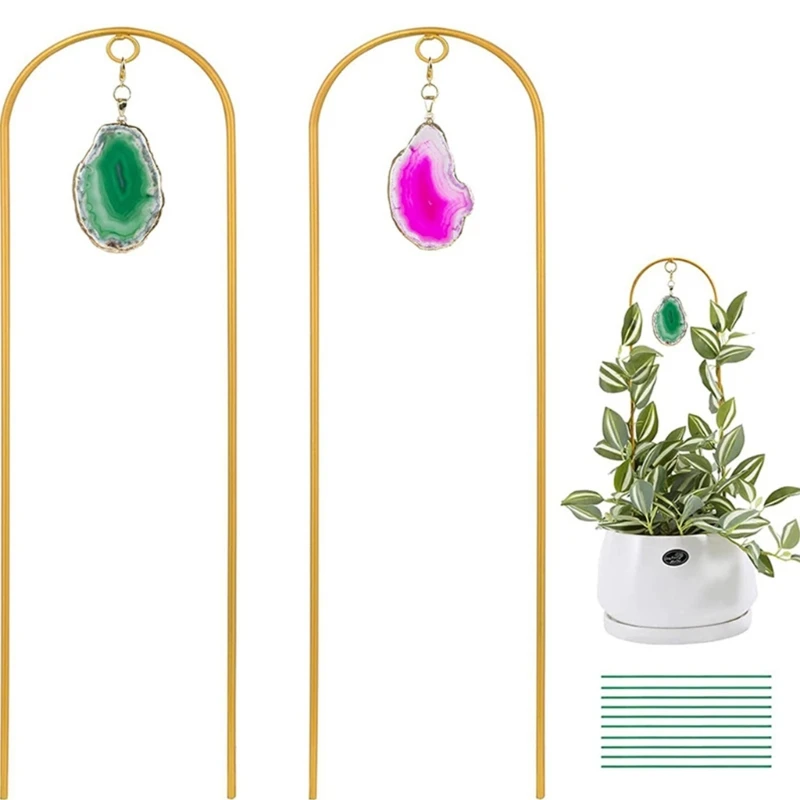 Metal Plant Trellis for Climbing Plants Indoor Stems Vine Support Metal Wire Stake Potted Plant Trellis Houseplant Rack