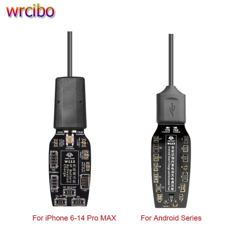 

Универсальная плата для активации аккумулятора OSS W115 для iPhone X/XS MAX/11/12/13/14 для мобильной зарядки Huawei Samsung Xiaomi