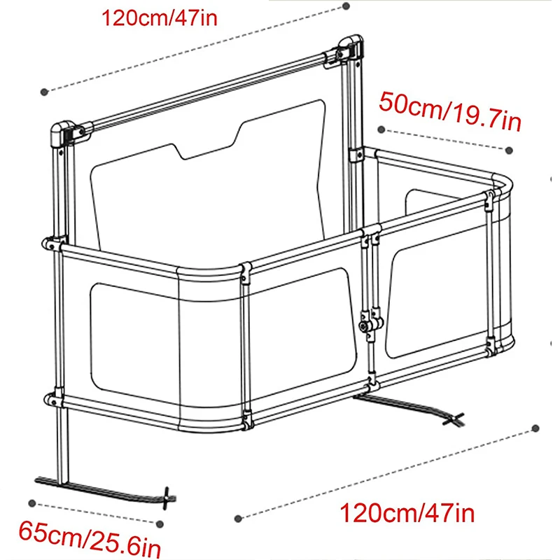 Culla portatile 3 in 1 per letto per bambini barriera ringhiere di sicurezza bambini bambini protezione per binario di sicurezza sollevabile letto laterale protettivo