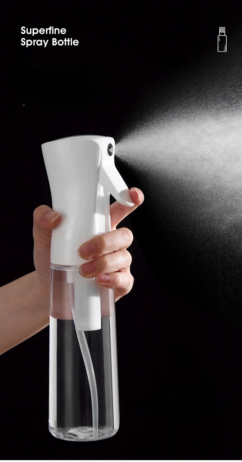 500/300/200ml Hair Spray Bottle Refillable Bottles Continuous Mist Watering Can Automatic Salon Barber Water Sprayer Hair Tools