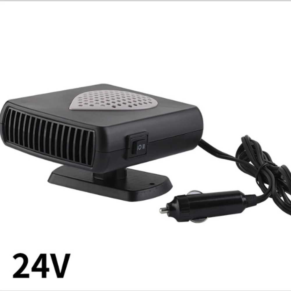 12V/24V 2-in-1 Car Cigarette Lighter Quick Heater Cooling Fan Warmer Defroster Demister Car Windshield Heating Cooling Fan