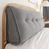Bed Triangular Cushion Comfort Soft Bed Rest Reading Pillow Big Wedge Adult Backrest With Filler Reading Large Backrest 1