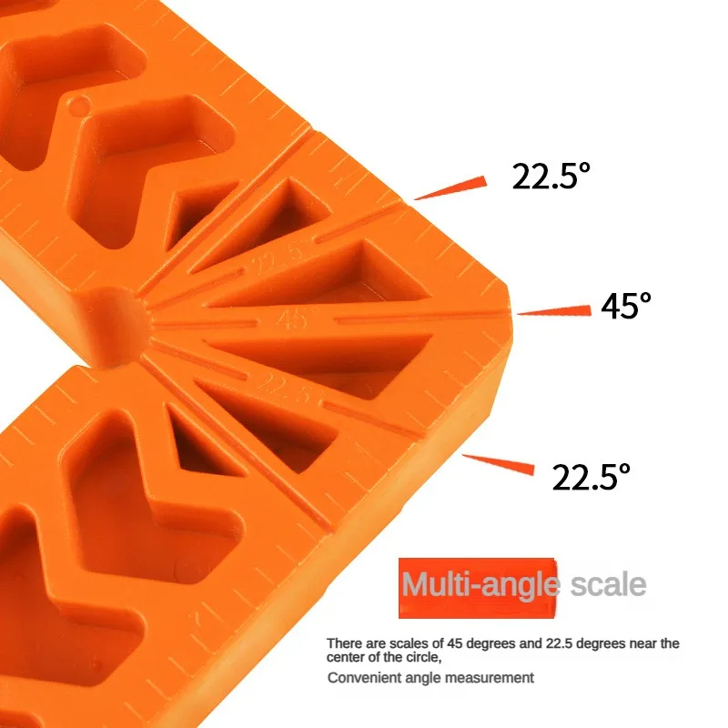 3/4/6 Inch 90 Degree Positioning Squares Right Angle Clamps Reusable Plastic L-Type Fixing Clamp Durable Corner Stationery