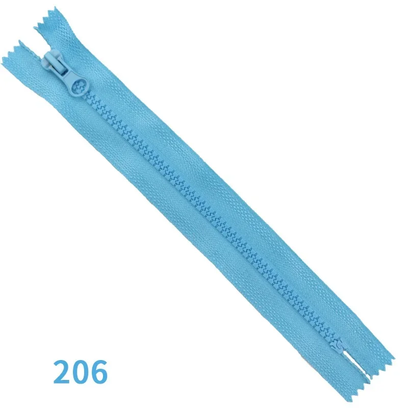 Durable Resin Zipper for Crafting and Sewing Projects, 2-Pack