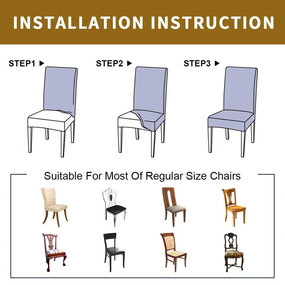   ǳ   Ŀ 4/6/8PCS ǵ ź  Slipcover ȥ Ȩ Ĵ