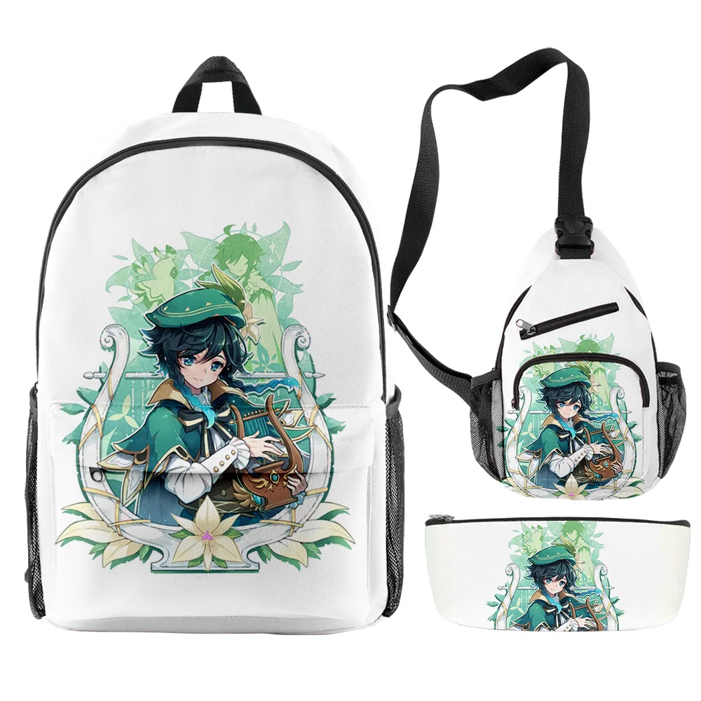 

3 шт./комплект, рюкзак и нагрудная сумка для ноутбука