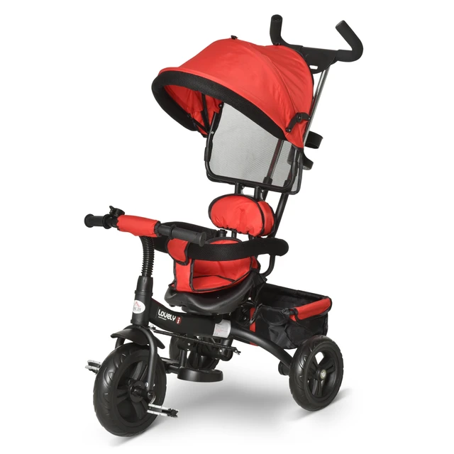 HOMCOM Tricycle 4 en 1 pour enfants, tricycle pour bébé avec