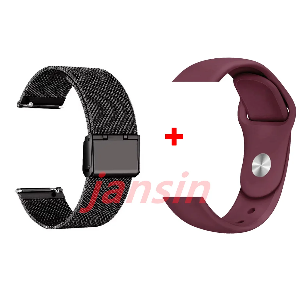Dual-Pack Metal Watch Strap - 20mm/22mm Replacement Bands