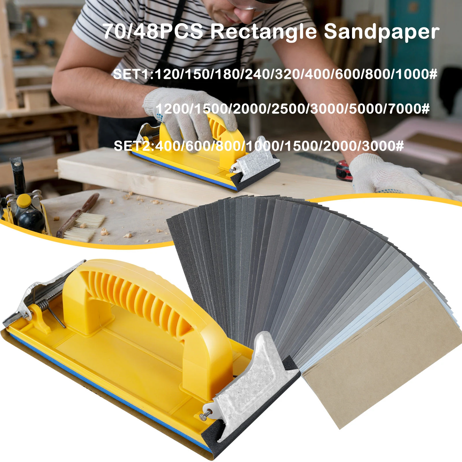 Rotolo Carta Vetrata A Rete P320 - 70mm X 10m - Per Legno, Metallo, Pareti - Levigatura Manuale O Meccanica - Foto 3