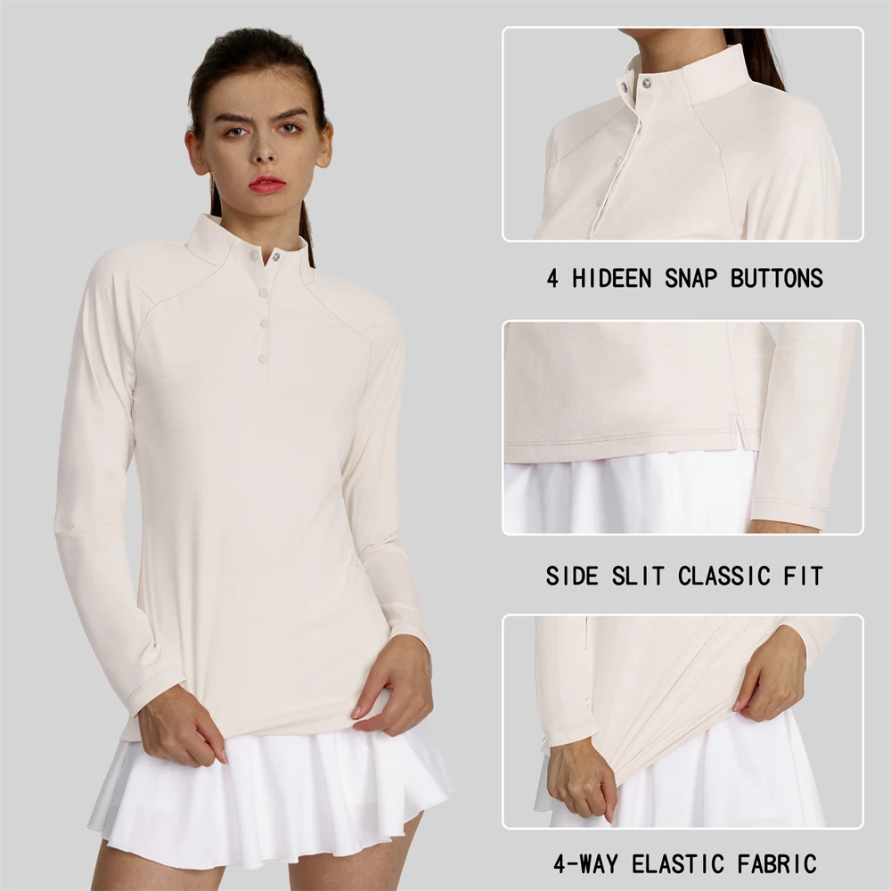 Discount Golf Clothing Women Long Sleeve Women Golf Shirts Long