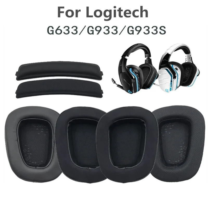 

Сменные амбушюры для игровой гарнитуры Logitech G935 G635 G933 G633