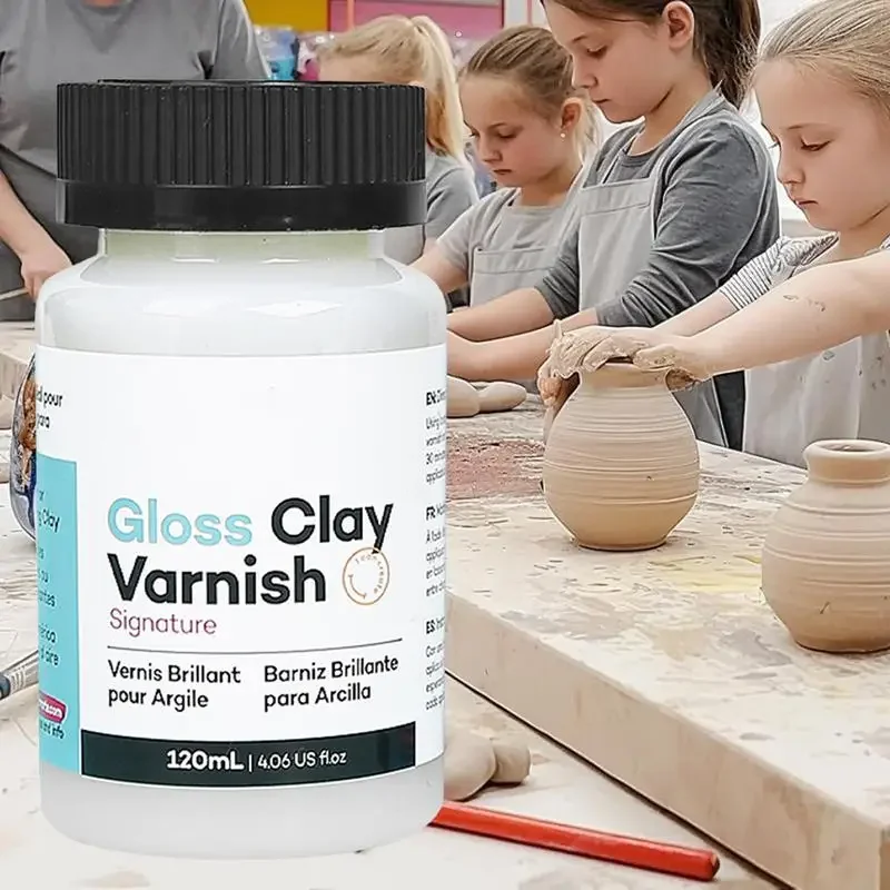 Clay Varnish – Acrylic Air Dry High Gloss Finish Sealant for Ceramics & Wood 3