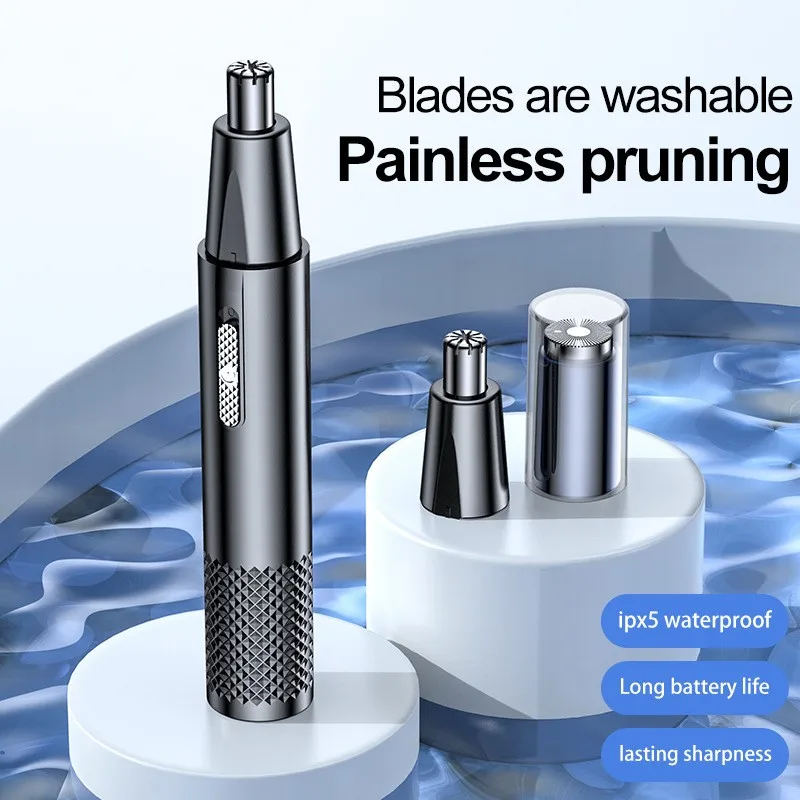 Nose Hair Trimmer USB Charging New High Quality Electric Portable Men Mini Nose Hair Trimmer 2