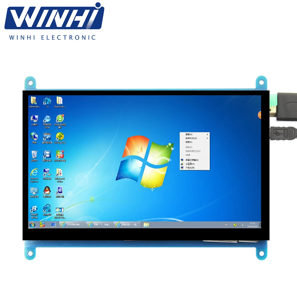 5/7/10.1 Inch AIDA64 PC HD LCD Display Screen Driver Board Control HD-MI-Compatible For Raspberry Pi Touchscreen Monitor