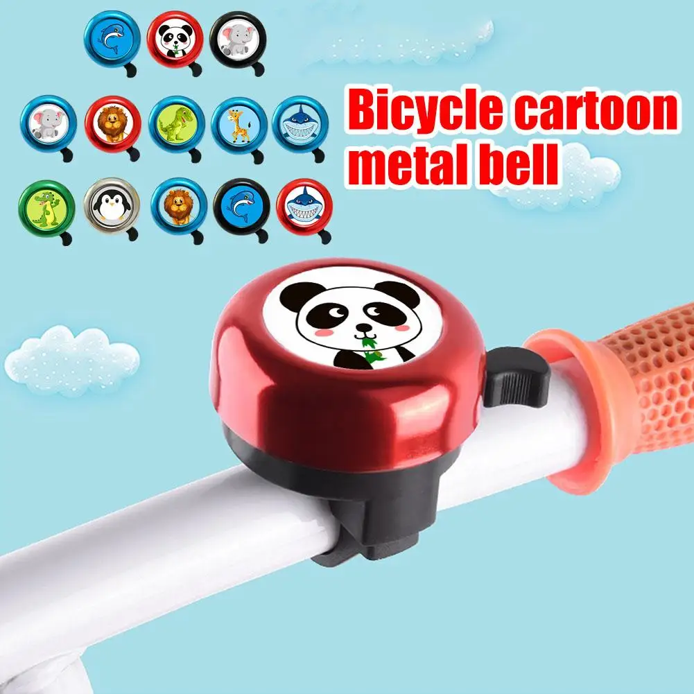 

Cartoon Children's Bicycle Bell High Sound Creative Decoration Stroller Horn Handlebar Car Bike Balance Mountain Loud Acces Q1Z7