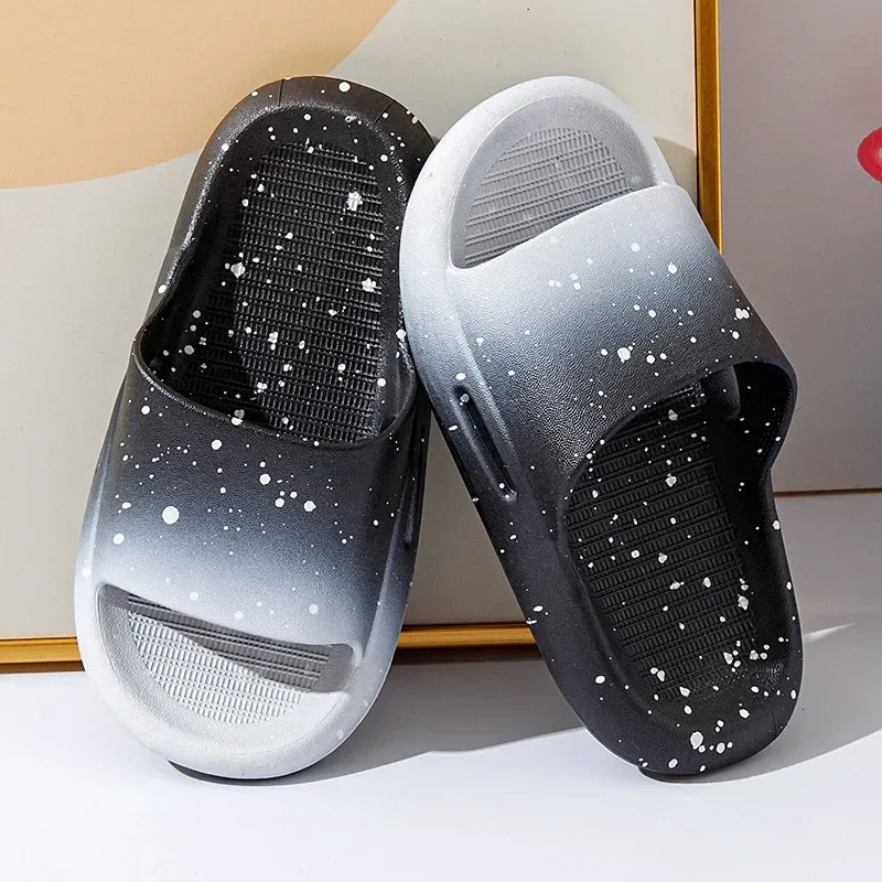 Summer gradient children's slippers new style for boys and girls, indoor and outdoor home and parent-child slippers