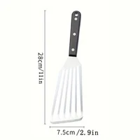 Spatule à poisson et retourneur de Steak en acier inoxydable, spatule à frire domestique avec trous de Drainage, ustensile de cuisine 5