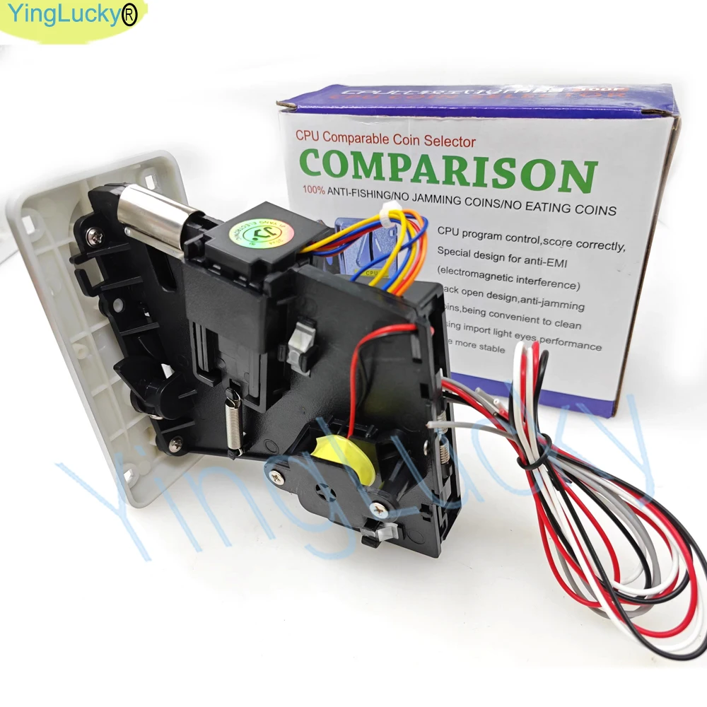 아케이드 코인 운영자 코인 수락자 토큰 선택기는 자동 판매기 인형 기계 아케이드 기계 모델 100F를 지원합니다. - AliExpress