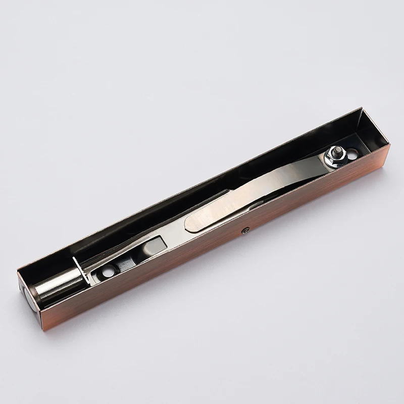 High Quality 6inch Brushed Stainless Steel Dark Pin Box Door Bolts Flush Bolts Security Anti-Theft Door Latches Buckles Hardware