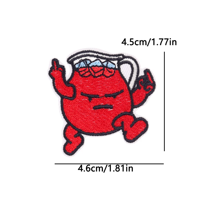 Animal Cat Possum Fox Patch Cartoon Embroidery Patch Iron On Patches For Clothing Thermoadhesive Patches On Clothes Sewing Badge