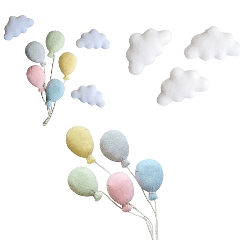 

Baby Photography Props Soft Felt Cloud/Balloon Posing Decors Shower Party Props Dropship