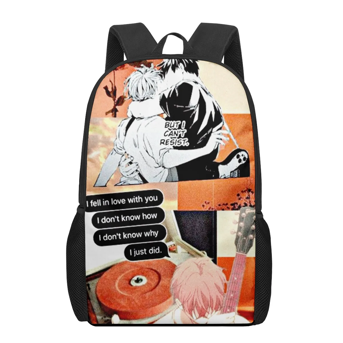 Given Anime 3D Printing Schoolbags for Girls Boys Children Kids School Book Bag 3d Junior Primary Student Bookbags Shoulder Bags