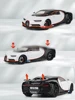 JKM 1:32 Bugatti Chiron Supercar Diecasts & Toy Vehicles Metal Car Model Shock absorber Sound Light Collection Car Toys Gift 4