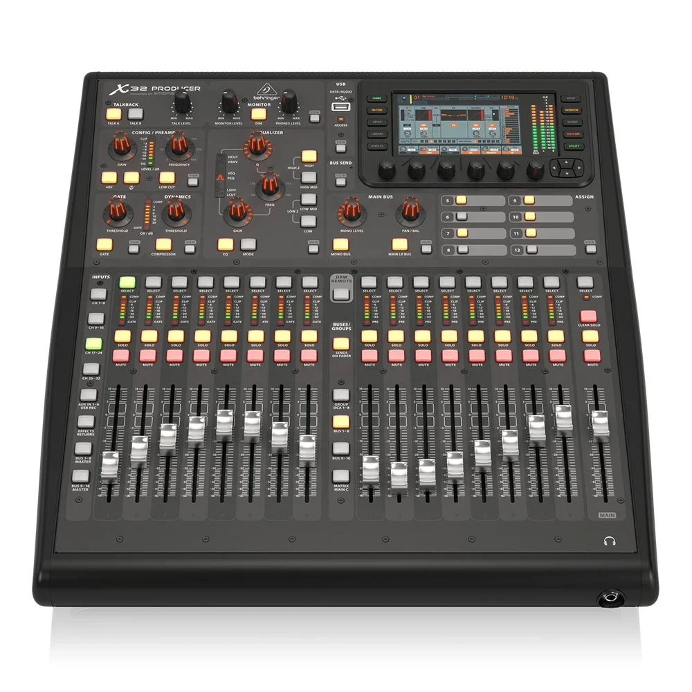 

Behringer X32 Producer 16 Inputs Powered Speakers Sound System Digital Mixer