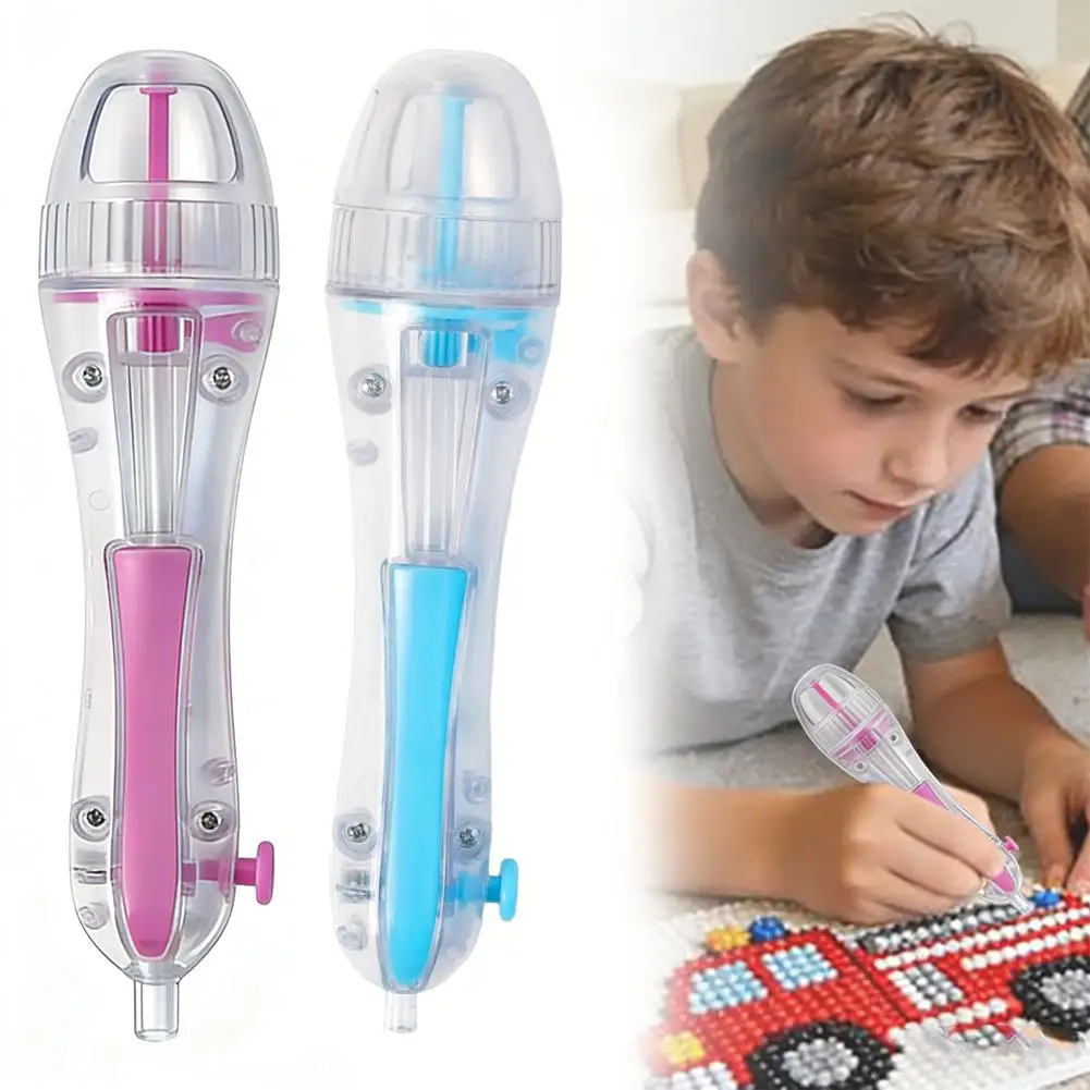 Ergonomic DIY Beaded Puzzle Pen with 3D Pixel Beads