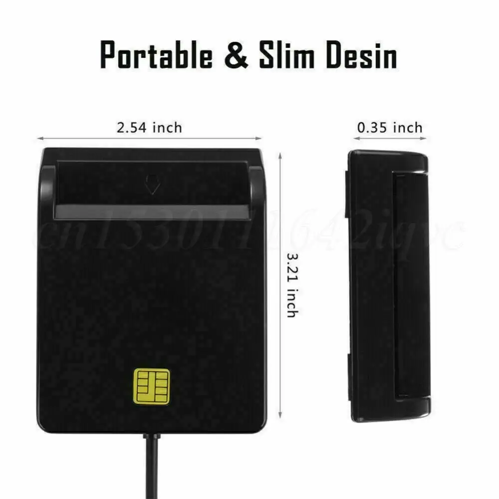 USB SIM 스마트 카드 리더, 은행 카드 IC/ID EMV SD TF MMC 카드 리더, USB-CCID CAC 카드 리더 어댑터, Win 7 8 10 LinuxOS용