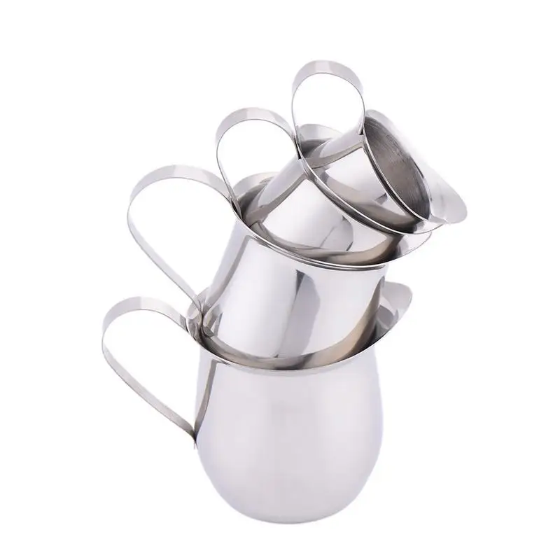 Stainless Steel Milk Frothing Pitcher Espresso Steam Coffee Barista Craft Latte Cappuccino Milk Cream Cup Frothing Jug Pitcher