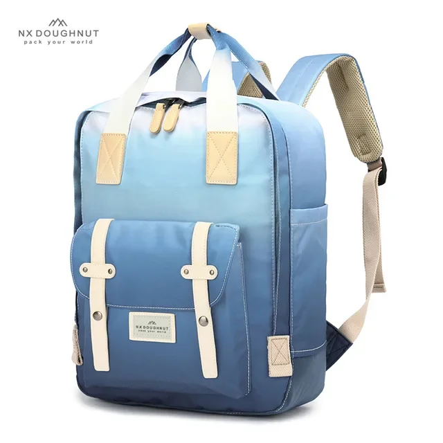 thumbnail image 1 of Mochilas Estéticas Para Adolescentes Deportes Al Aire Libre Moda Computadora Viaje Estudiante Pareja Bolsos, 1 of 5