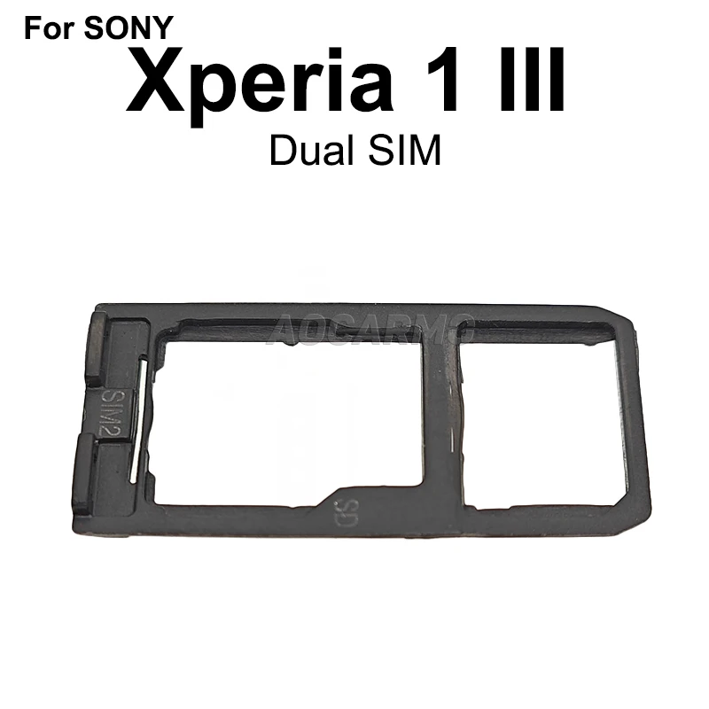 Pièce Rechange Tiroir Carte SIM Micro SD Pour Sony 10 III - Pièce De Rechange Téléphone Tiroir Micro Sd Sony 10 Iii