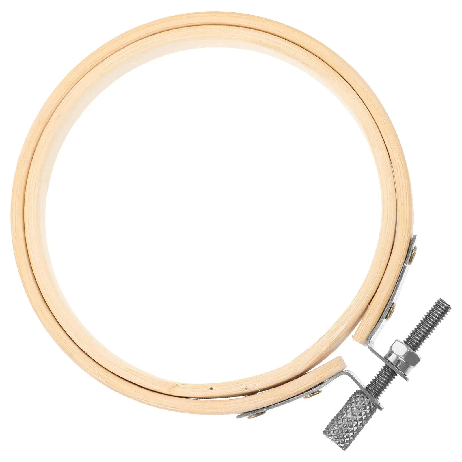 1Pc Bamboo Embroidery Hoop Embroidery Hoop Diy Circle Frame Cross Stitch Craft Sewing Quilting Accessories