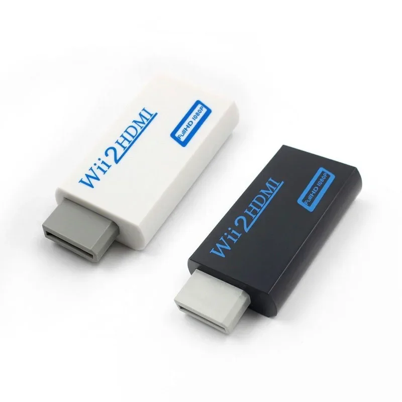 Full HD 1080P Wii to HDMI-compatible Wii2HDMI Converter Adapter Support NTSC with 3.5mm Audio Output Jack for HDTV