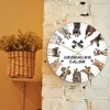 Cat And Dog Grooming Salon Personalized Print Wall Clock for Vet Clinic Pet Groomer Shop Decorative Wall Sign Silent Wall Watch 3