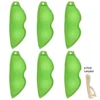 6pcs Reusable Bottle Cleaning Sponge Lightweight Soft Aluminum Ceramic Ball Pea Shape Kitchen Tool 1