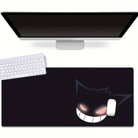 Horrible Cartoon Monster Pattern Large Gaming Mouse Pad E-Sports Office Desk Mat Keyboard Pad Non-Slip Computer Mouse Mat 1