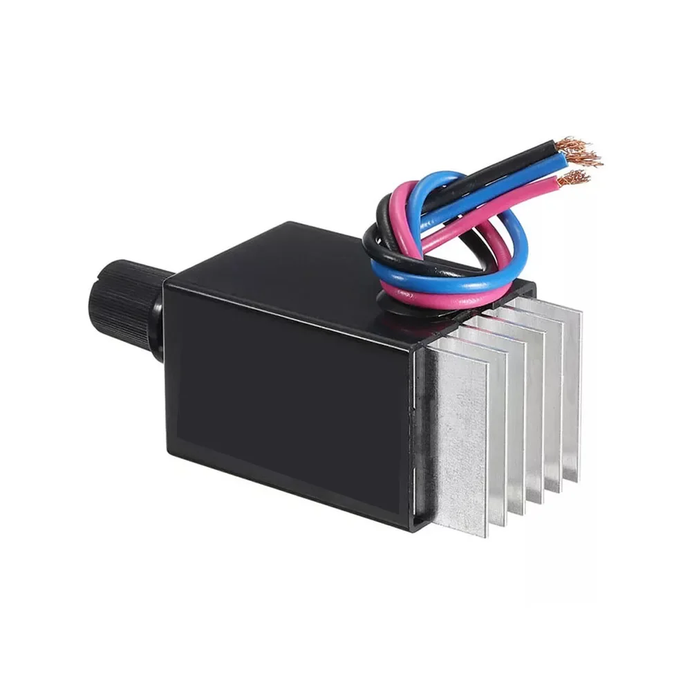 89 X 32 X 35mm 12V 24V Controller Adjustable Fan Speed Controller Heat Sink Electric Motor Rheostat