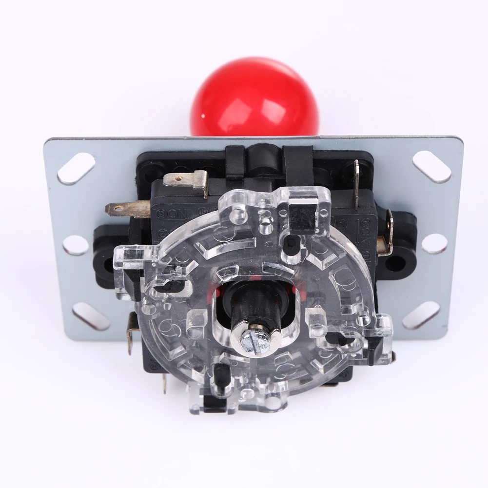 Red 8 Way Arcade Game Joystick Ball Joy Stick Red Ball Replacement w ABS Alloy ith Strong Steel Shaft Game Joysticks